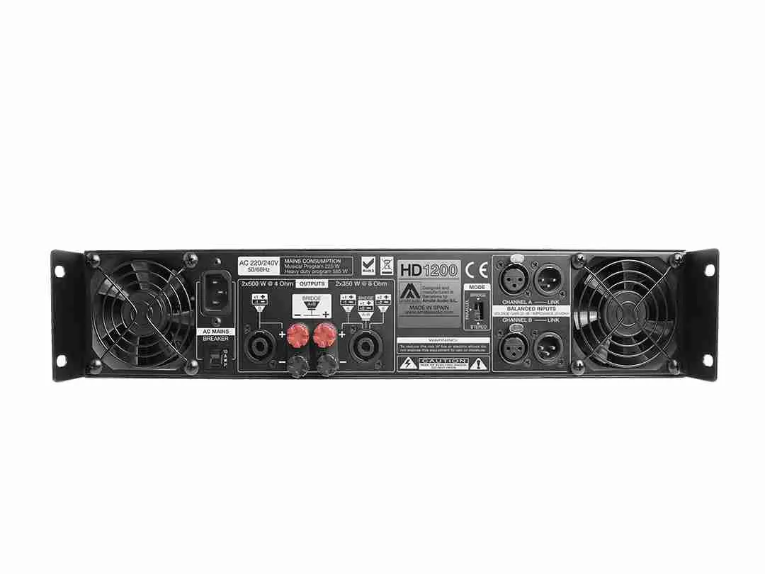 Amate Audio HD1200 Amplifier - Afbeelding 2